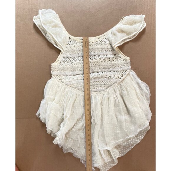 Pins and Needles Women's Lace Top (Anthropologie)‎ Romantic Fairy Flowy Top - Picture 5 of 8